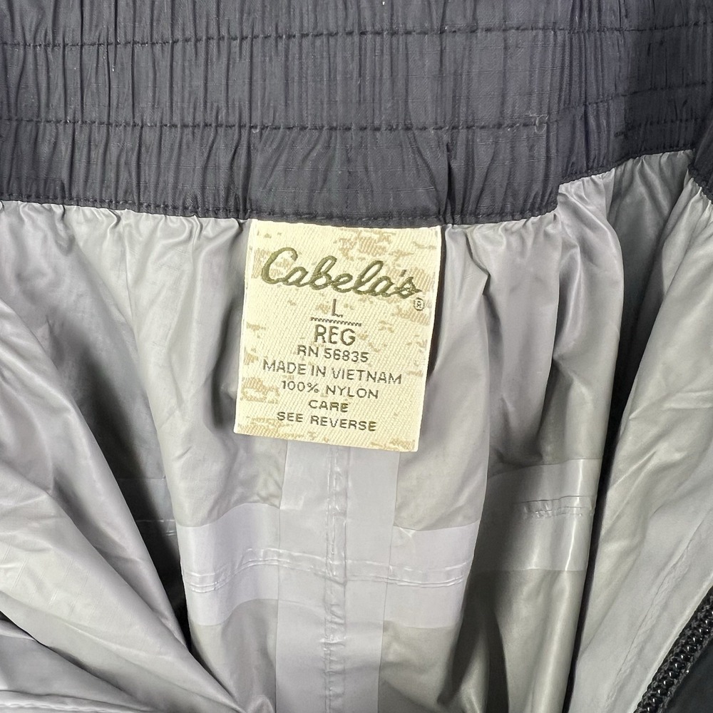 Cabela's Womens Waterproof Rain Pants Large Black Hunting Fishing Shell 28 In - Picture 4 of 10